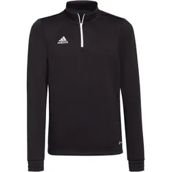adidas Entrada 22 1/4-Zip Trainings-Top Kinder H57547 - black 128