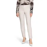 Betty Barclay Bügelfaltenhose Slim Fit Beige/Grau 46