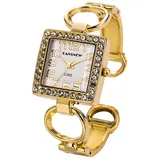 Spangenuhr Damen – Glanzvolle Damenuhr | Uhr Damen | Damen Uhren | Damenuhren | Damenarmbanduhren | Damenuhr Gold | Uhr Gold Damen | Goldene Uhr Damen | Uhr Damen Gold | Damen Uhr Gold (Gold-Weiß)