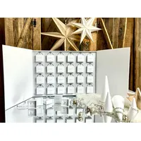 ALEXANDER YORK Schmuck-Adventskalender Adventskalender, Ohrringe, Ketten, Anhänger (24-tlg), 925 STERLING SILBER