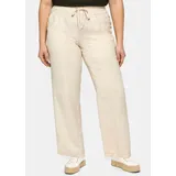 sheego Schlupfhose beige 48