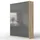 SMARTBett GmbH SMARTBett 140 x 200 cm Eiche Sonoma/Anthrazit
