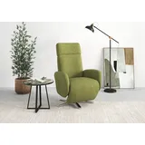 TV-Sessel SIT & MORE "Grenoble, inkl. Kopfteilverstellung und kabelgebundener Fernbedienung", grün (olive), B:71cm H:110cm T:82cm, Sessel, wahlweise mit 2 Motoren und Akku und Aufstehhilfe