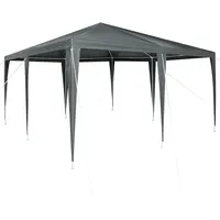 VidaXL Partyzelt Anthrazit 4x4 m PE