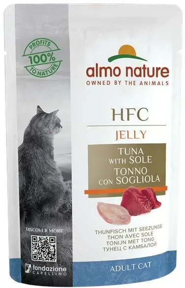 Almo Nature Cat - P.B. Thun & Seezunge Jelly 24x55g