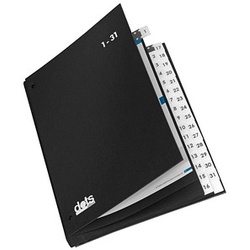 dots Pultordner 1-31 schwarz