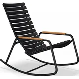 HOUE ReCLIPS Schaukelstuhl Aluminiumgestell - Black