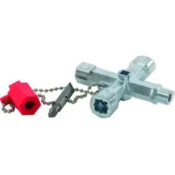 Schaltschrankschlüssel Doublehead Key 11 Funktionen m.Bitadapter