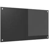 vidaXL Küchenrückwand Dunkelgrau 90x50x0,6 cm Hartglas