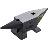 Vevor 10kg Schmiedeamboss 55HRC Stahl Schmiede Werkzeug 35, 3x11, 3x16cm Amboss mit einer Arbeitsfläche von 355x110mm, Abflachen Schmieden und Formen Metall, Cast Iron Anvil 22 LBS, Schwarz & Grau