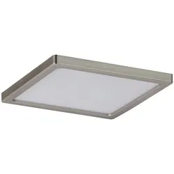 Paulmann LED Einbaupanel Areo IP44 eckig 120x120mm 3000K Nickel matt dimmbar 92940