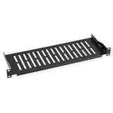 Value 26.99.0400 19'' Fachboden, 1HE, schwarz