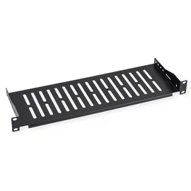 Value 26.99.0400 19'' Fachboden, 1HE, schwarz