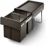 Naber CLAP 2/450-2 Abfallsorter 30 Liter (2x 15) in Anthrazit