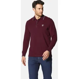 Babista Langarm-Poloshirt MILANVETZO dunkelrot- 50,