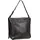 Liebeskind Berlin Hobo Bag M Leder/ Baumwolle Black
