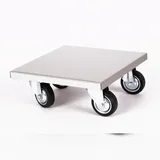 Szagato Pflanzenroller 30x30 cm Aluminium silber/weiß