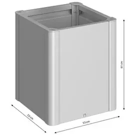 Biohort Belvedere Midi 50 53 x 53 x 61 cm silber metallic