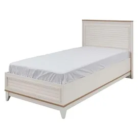 aea Komplette Jugenbett Kindermöbel Kinderbett Weiß Holz Set 5tlg Kommode - Weiß