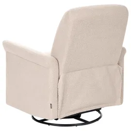 Beliani Fernsehsessel ECHION Bouclé 0 x 0 x 0 cm Hellbeige drehbar