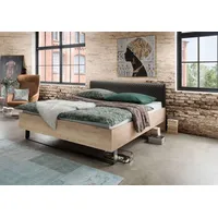Wiemann Bett WIEMANN "Brüssel", beige (steineiche nachbildung, schiefer nachbildung),