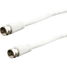 E & P Elektrik F-Anschlusskabel 10 m Weiß