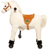 animal riding b.v Animal Riding Reitpferd Snowy small (Kinder 3 Jahre, Sattelhöhe 56 cm, Rollen)