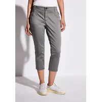 STREET ONE Satin 3/4-Hose Grau 32