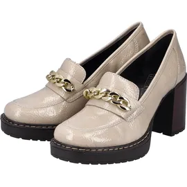 Rieker Damen Halbschuhe für Damen, beige Weit