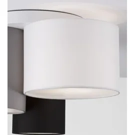 Nova Luce Bryson 3-flammig Ø 35 cm schwarz, weiß, grau