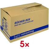 tidyPac tidyPac® Umzugskartons Bücher-Box 58,0 x 30,0 x 33,5 cm, 5 St.
