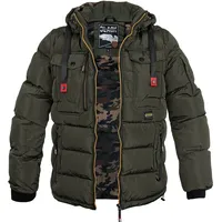 Poolman 2 in 1 Winterjacke Camo Style (Sale) oliv, Größe L