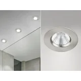 Trio Zagros 1x5W rund Silber matt