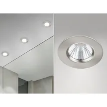 Trio Zagros 1x5W rund Silber matt