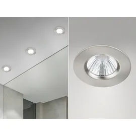 Trio Zagros 1x5W rund Silber matt