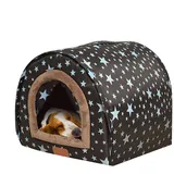 Erhöhte Hundehütten | Isolierte Hundehütte Outdoor | Wetterfeste Hundehöhle | Waschbare Hundehütte | Hundehütte Indoor | Welpenbett Zwinger | Erhöhtes Hundezelt | Belüftetes Hundegehege