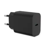 Value USB Charger mit Euro-Stecker, 1 Port Typ-C (PD), 25W