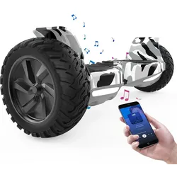 Hoverboards 8.5 Zoll Offroad Hoverboard mit APP RCB-HY-A16 GRÜN 40-66 cm