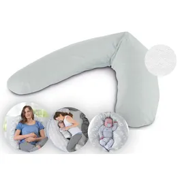 Theraline Stillkissen 180 cm Grau