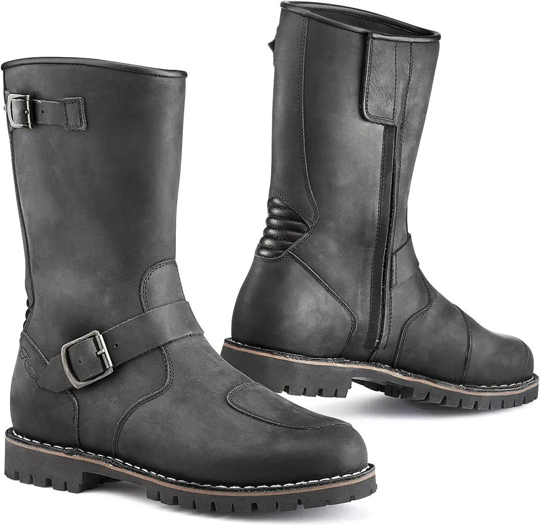 TCX Fuel wasserdichte Motorradstiefel, schwarz, Größe 39 für Männer