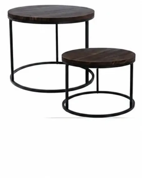 Stilvolles 2-teiliges Couchtisch-Set