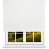 Wellhome Lichtdurchlässiger Rollo 160 x 180 cm weiß