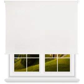 Wellhome Lichtdurchlässiger Rollo 160 x 180 cm weiß
