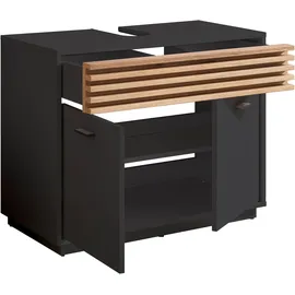 BASIC by Balculina Waschbeckenunterschrank Liguria 80 x 64 cm Grau