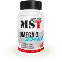 MST Nutrition MST Omega 3 + K2, 60 Kapseln