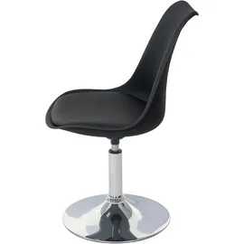 Mendler Drehstuhl Malmö T501 Kunstleder schwarz 2er Set