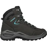 Lowa Renegade Evo GTX Mid Damen Wide Asphalt/Türkis 41,5