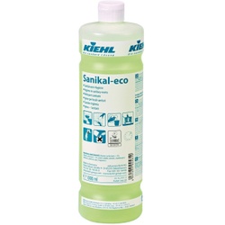 Kiehl Sanikal-eco Sanitärreiniger, Säure- und chlorfrei, für Oberflächen im Sanitärbereich, 1000 ml - Flasche