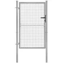 vidaXL Gartentor 105 x 175 cm Silber/Stahl