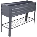 Garden Pleasure Hochbeet LILLIA Metall anthrazit rechteckig 41,0 x 79,5 cm